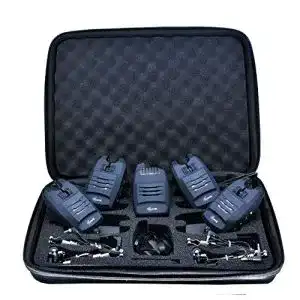 Bissanzeiger Set CARP ON 4+1 mit Swinger und Anti-Diebstahl-Funktion