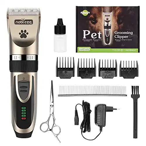 Nobleza Hundeschermaschine – Elektrischer Tierhaarschneider für Profis