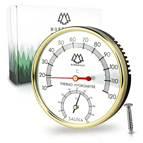Sauna Thermometer und Hygrometer von Nordholz