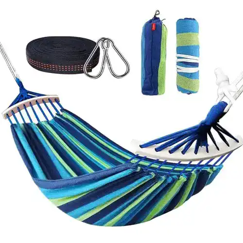 Outdoor Hängematte Nakeey Doppel 280 x 150 cm für Camping und Garten