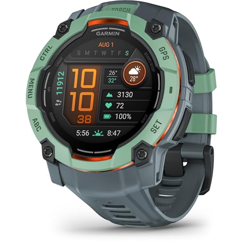 Garmin Instinct 3 Damen Smartwatch mit AMOLED-Display und GPS