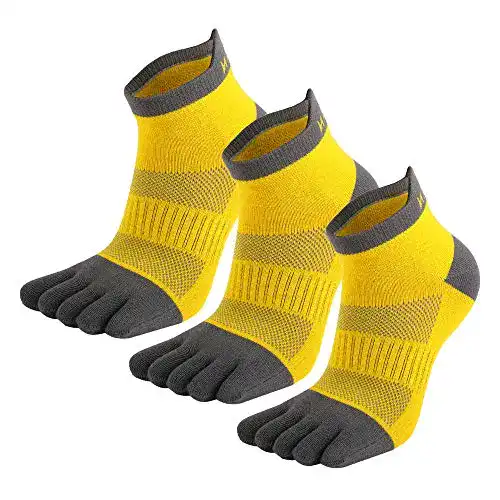 Zehensocken MEIKAN für Herren und Damen, 3 Paar Unisex Laufsocken