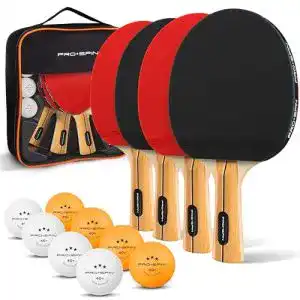 Tischtennisschläger-Set Pro Spin für verbessertes Spiel