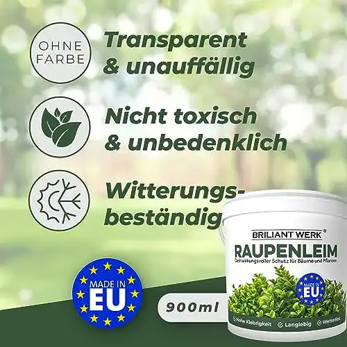 Raupenleim Briliantwerk für Obstbäume 0,9L – Leimring zum Schutz