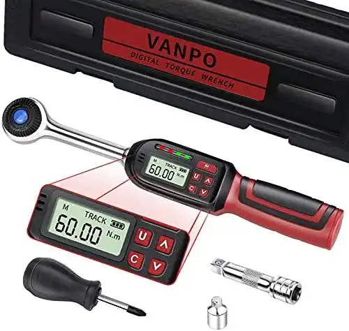 Digitaler Drehmomentschlüssel 2-25 Nm von Vanpo für präzise Anwendungen