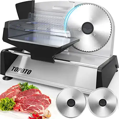 Elektrische Brotschneidemaschine TOPOTO mit Edelstahlklingen