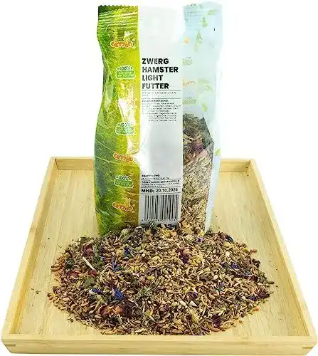 Getzoo Zwerghamster Lightfutter 500g für naturnahe Ernährung