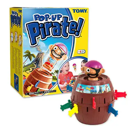 Geschicklichkeitsspiel Pop Up Pirate von TOMY T7028A1 für Kinder