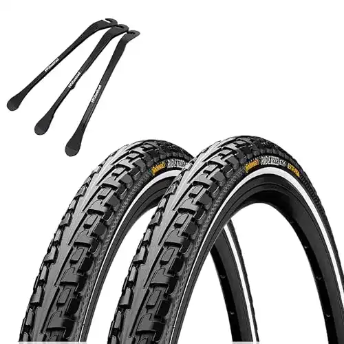 Drahtreifen 2er Set Continental Ride Tour 28 Zoll mit optionalen Schläuchen