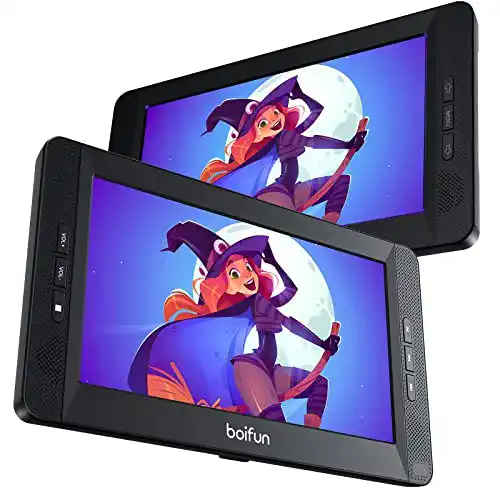 Auto-DVD-Player BOIFUN mit 2 Bildschirmen und 10,5 Zoll