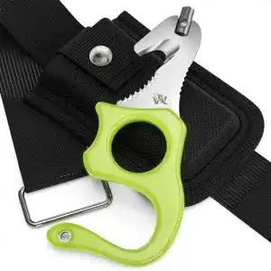 Gurtschneider Odenwolf Wolfgangs Rescue Tool aus 440C Stahl