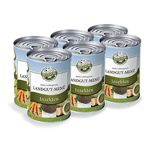 Hypoallergenes Insekten-Hundefutter Bellfor Landgut-Menü