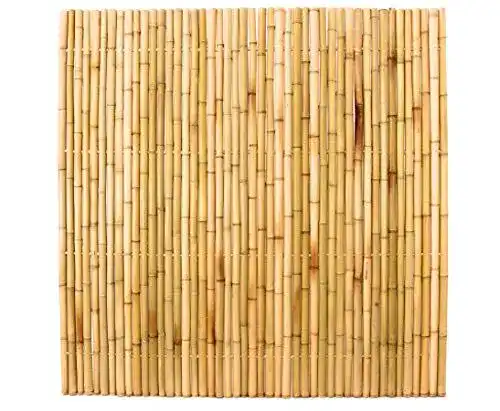 Bambuszaun Sichtschutz 180 x 180 cm aus dicken Bambusrohren