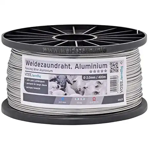 Weidezaunlitze VOSS.farming Aludraht 400m 2,0mm für Weidezäune