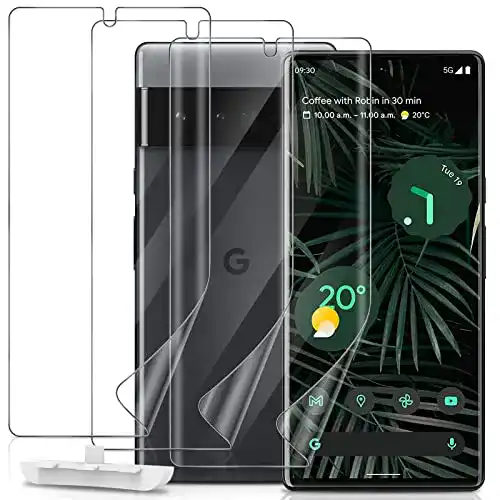 Giiyoon Schutzfolie für Google Pixel 6 Pro – 3 Stück TPU Panzerglas