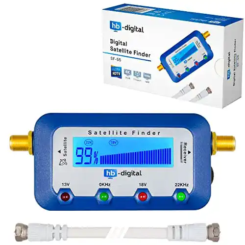 Sat-Finder HB-Digital mit LCD-Anzeige und Tonsignal
