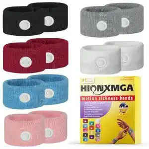 Akupressurarmbänder gegen Seekrankheit von Hionxmga 6 Paar