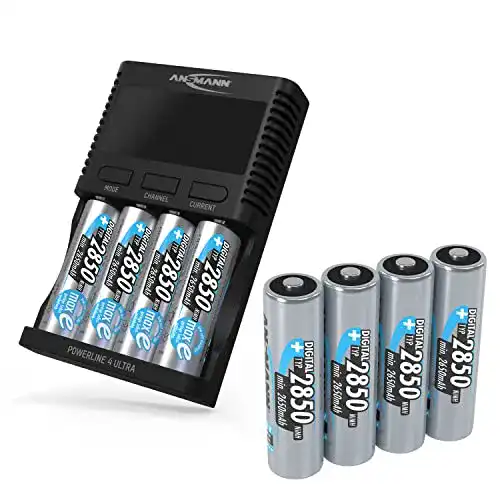 Ansmann Powerline 4 Ultra Akku-Ladegerät für 18650-Akkus