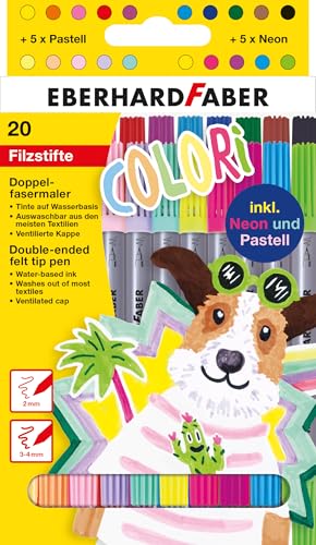 Filzstifte Eberhard Faber 550020 Colori in 20 Farben