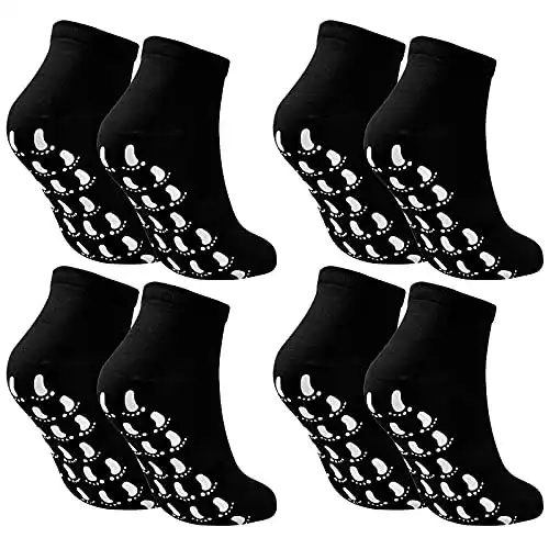 Fangehong Stoppersocken – 4 Paar rutschfeste Yoga Socken