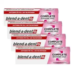 Blend a dent Complete Haftcreme Neutral – 4 Tuben je 47g