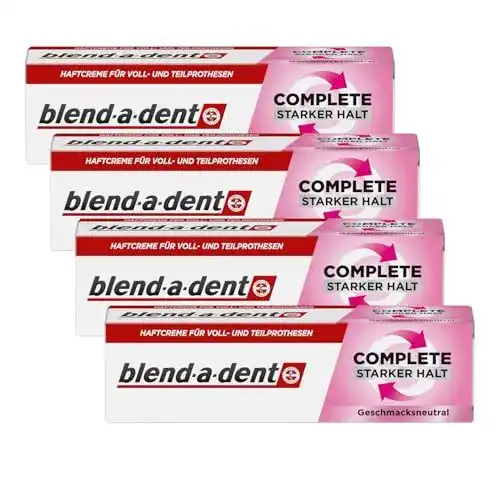 Blend a dent Complete Haftcreme Neutral – 4 Tuben je 47g
