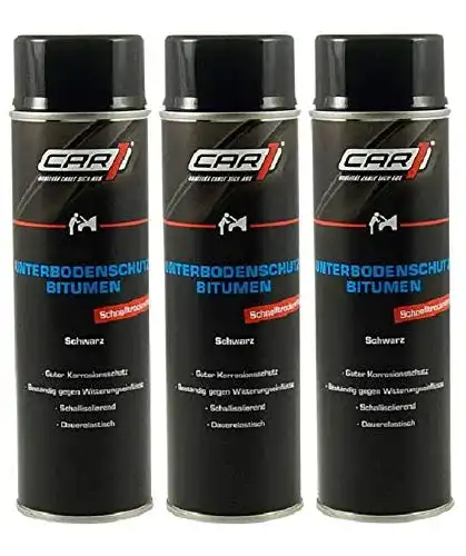 Unterbodenschutz CAR1 3 x 500ml Bitumen Versiegelung