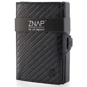 Kartenetui mit Münzfach ZNAP Slim Wallet – RFID Geldbeutel für Herren