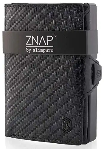 Kartenetui mit Münzfach ZNAP Slim Wallet – RFID Geldbeutel für Herren