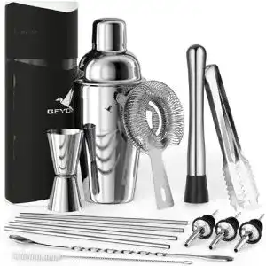 Cocktail Shaker Set Beyond 15-teilig aus Edelstahl