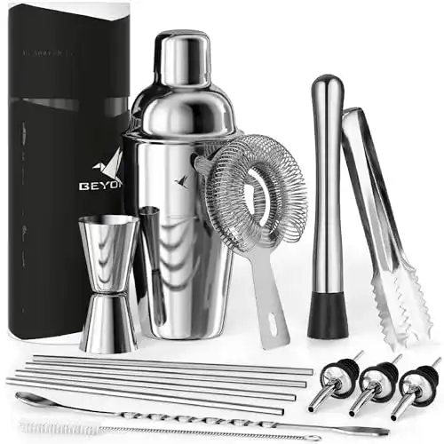 Cocktail Shaker Set Beyond 15-teilig aus Edelstahl