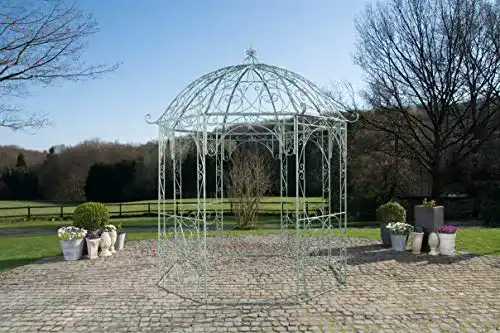 Pavillon aus Metall für Garten im Jugendstil CLP Rosenpavillon Leila