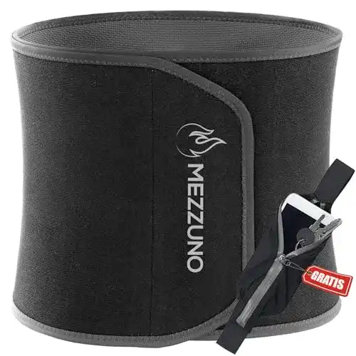 Bauchweggürtel Mezzuno für Herren und Damen aus Neopren