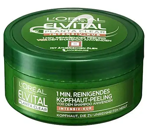 Haarpeeling L’Oréal Paris Elvital Planta Clear im 6er Pack