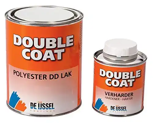 De IJssel Double Coat 2K Bootslack in Weiß – 1 kg Set für Boote