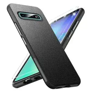 Vaki Handyhülle für Samsung Galaxy S10 Plus mit Schutzfolie