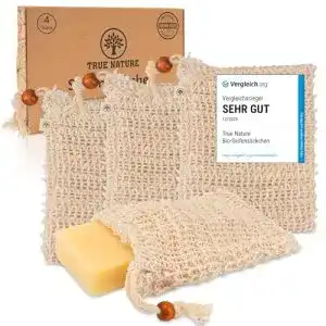 Bio-Seife True Nature Seifensäckchen im 4er Set