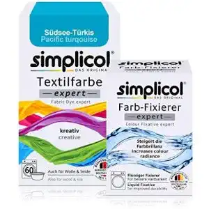 Batikfarben simplicol Textilfarbe Expert mit Farbfixierer Kombipack