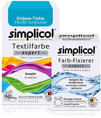 Batikfarben simplicol Textilfarbe Expert mit Farbfixierer Kombipack