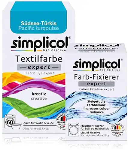 Batikfarben simplicol Textilfarbe Expert mit Farbfixierer Kombipack