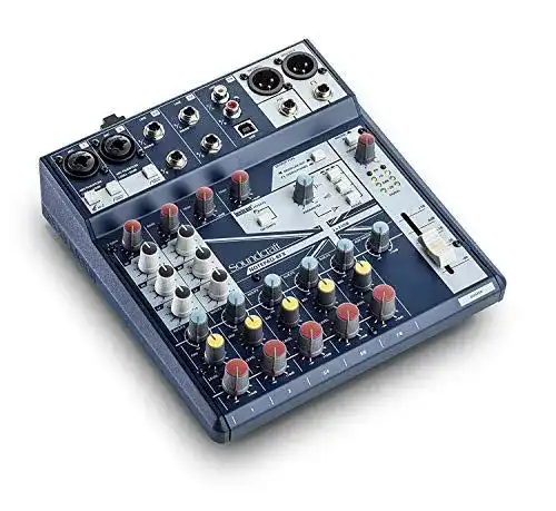 Soundcraft Notepad-8FX Mischpult – Kompaktes analoges Mischpult