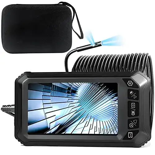 Endoskopkamera mit Licht und Dual Lens, 10m Kabel, SGAINUL