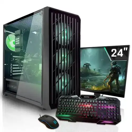 Gaming-PC Set Systemtreff Basic Gaming Komplett PC Set