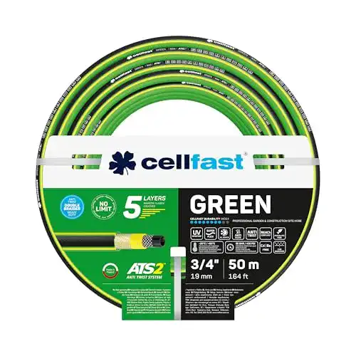 Gartenschlauch 3/4 Zoll Cellfast 5-lagig für Gartenbewässerung