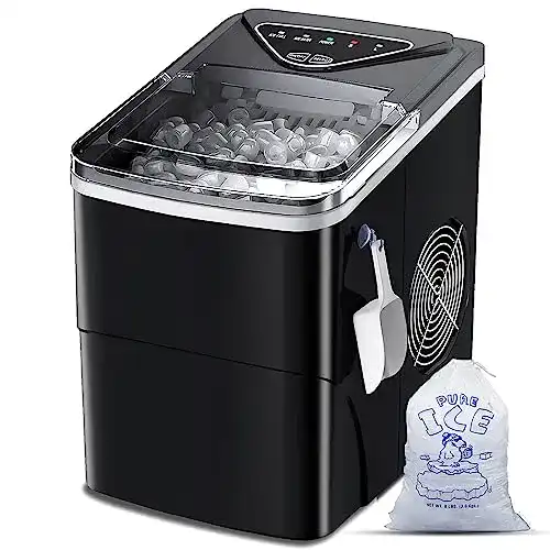 Eiswürfelmaschine FOOING klare Eiswürfel, selbstreinigend