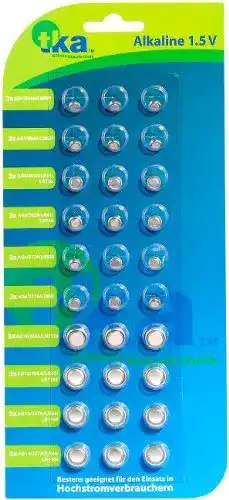 Knopfzellen von tka Köbele Akkutechnik für Elektronikgeräte