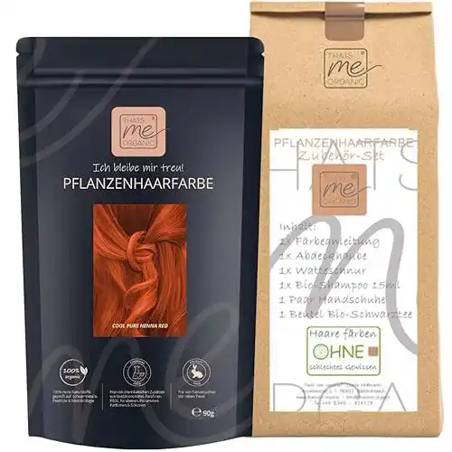 Henna-Haarfarbe Thats me Organic Profi Pflanzenhaarfarbe