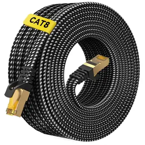 Netzwerkkabel Cat 8 ARISKEEN 30 Meter Ethernet Kabel