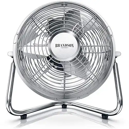 Tischventilator Brandson im Retro Stil mit hohem Luftdurchsatz