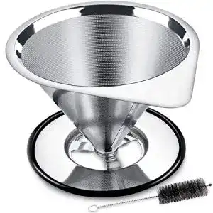 Edelstahl Kaffeefilter wiederverwendbar für Einzeltassen-Kaffeemaschinen
